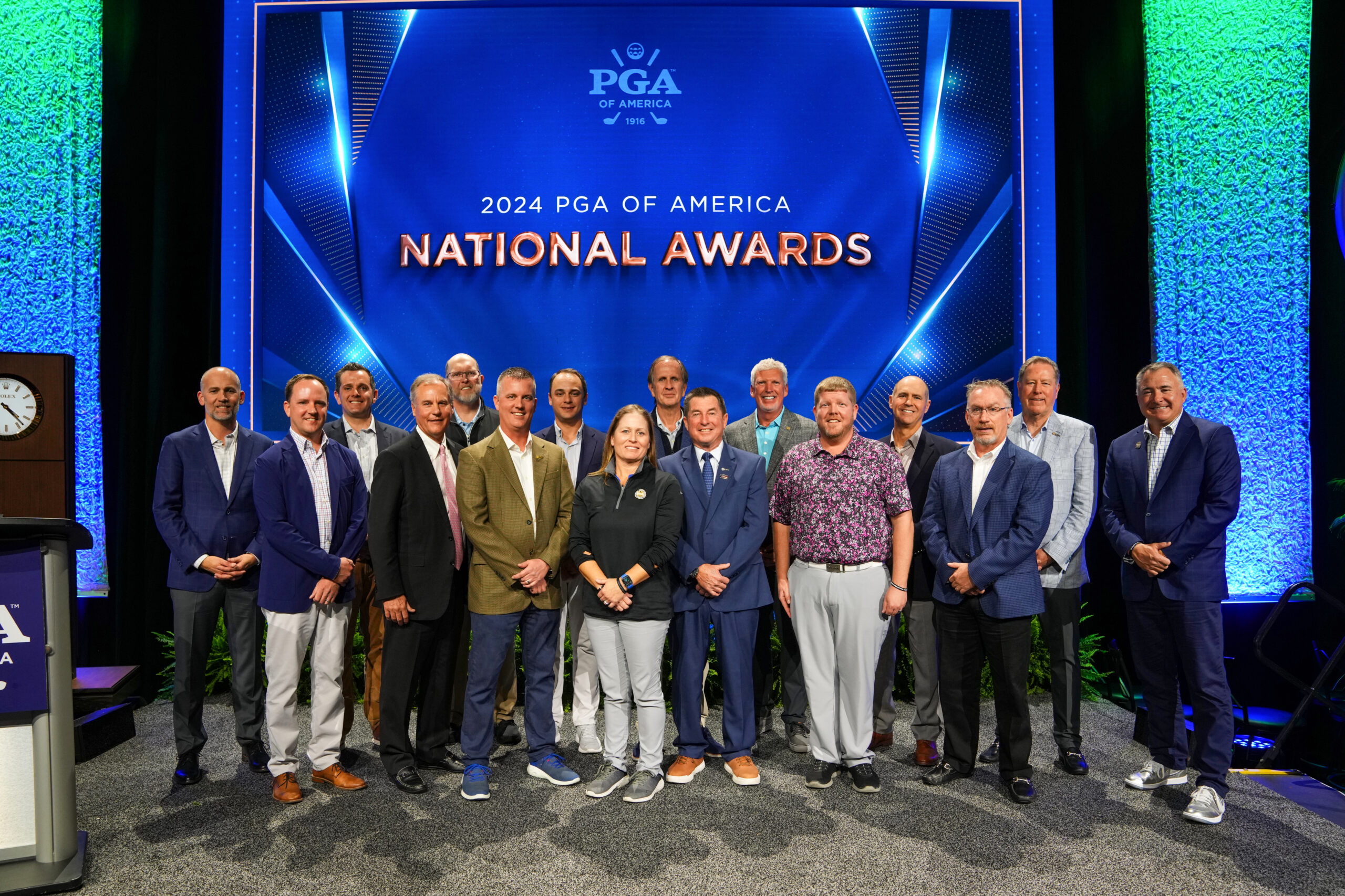 Jon DePriest with all the 2024 National PGA Award Recipients