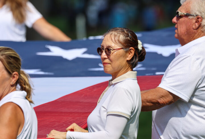 Gateway PGA HOPE Veterans Join BMW Championship Salute During Opening Round Flyover
