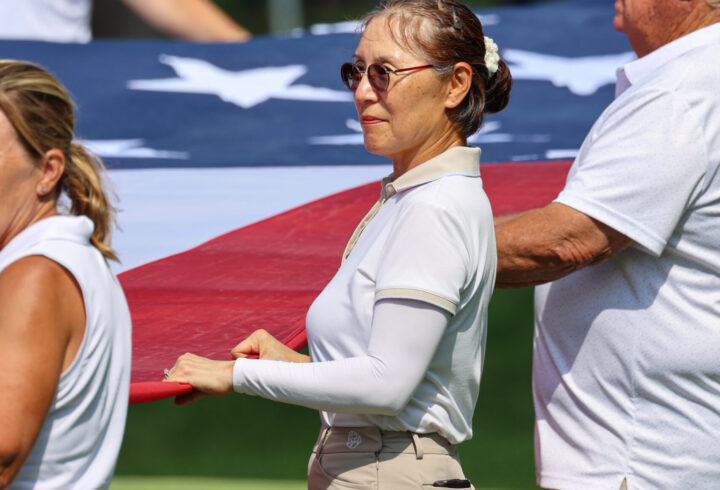 Gateway PGA HOPE Veterans Join BMW Championship Salute During Opening Round Flyover